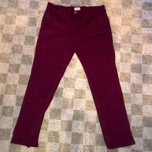 Levi’s maroon 34x30 pants